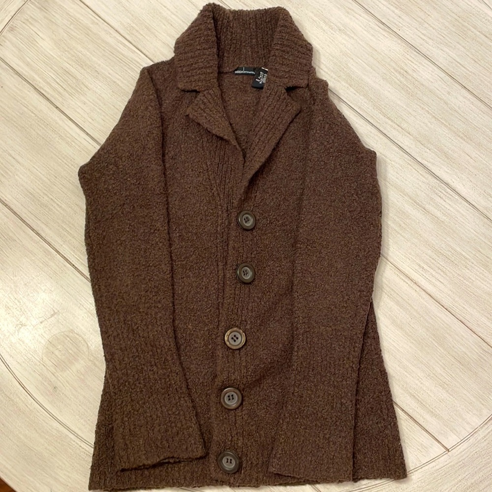 MODA International soft brown sweater